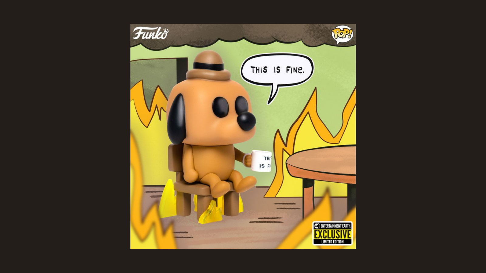 'THIS IS FINE' DOG FUNKO POP! BRINGS THE 2020 FEELS - Z93