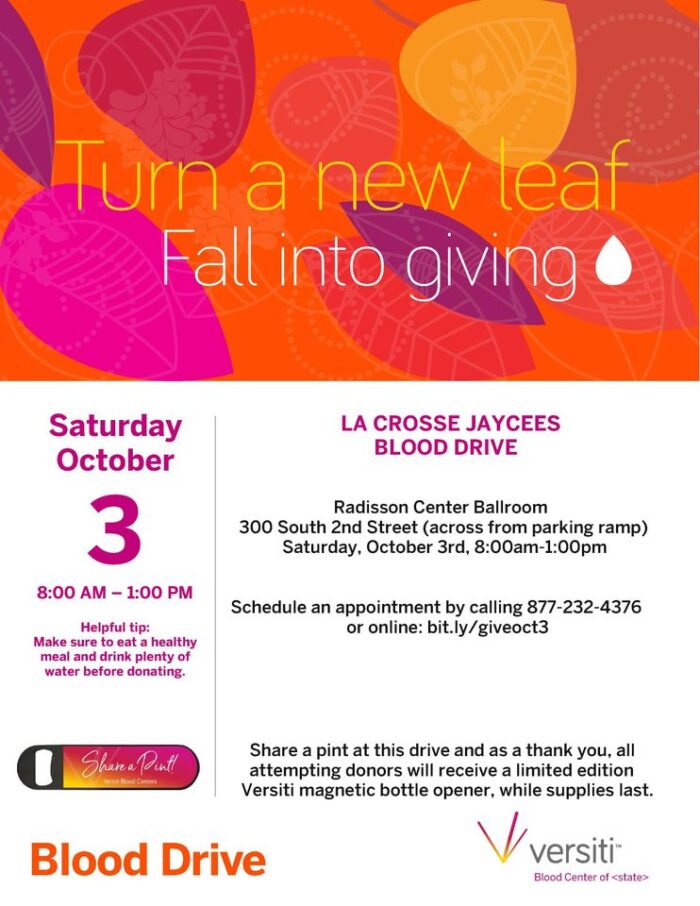 La Crosse Jaycees Fair Food Fundraiser and Blood Drive Z93