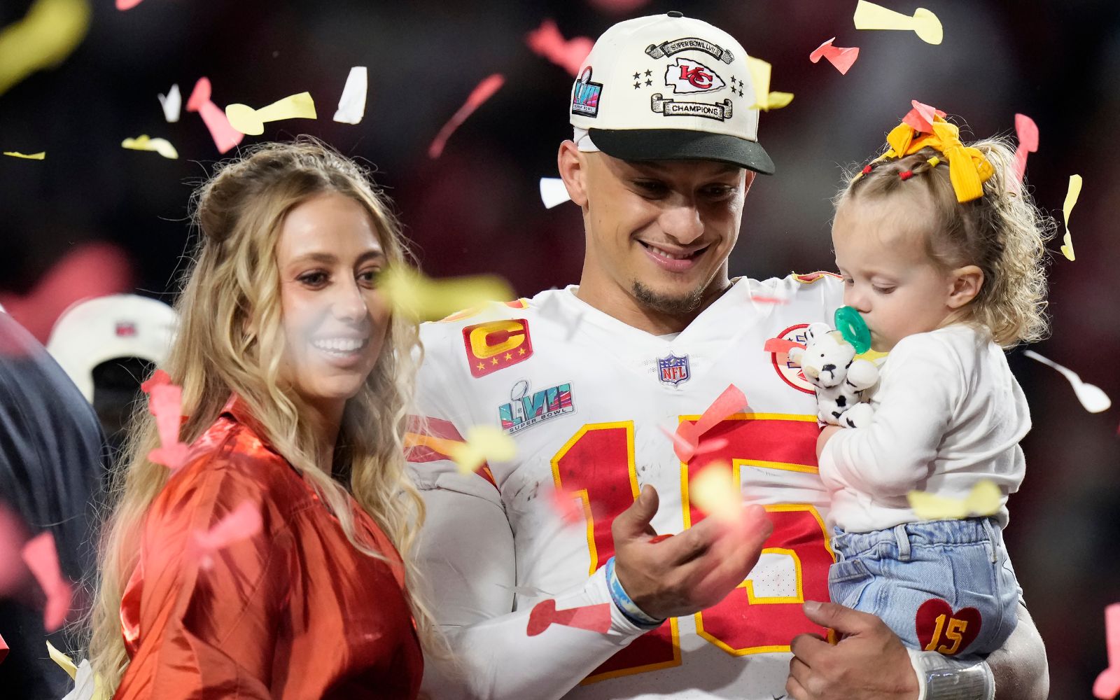 Patrick Mahomes and his wife Brittany celebrate first anniversary